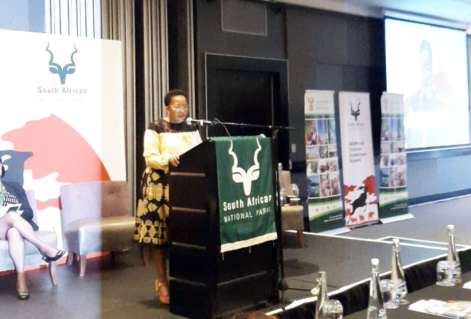 Speech by the Minister of Tourism, Tokozile Xasa, at the SANPARKS Tourism Investment Summit