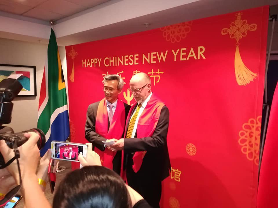 Minister Derek Hanekom attends the Chinese Lunar New Year Celebrations