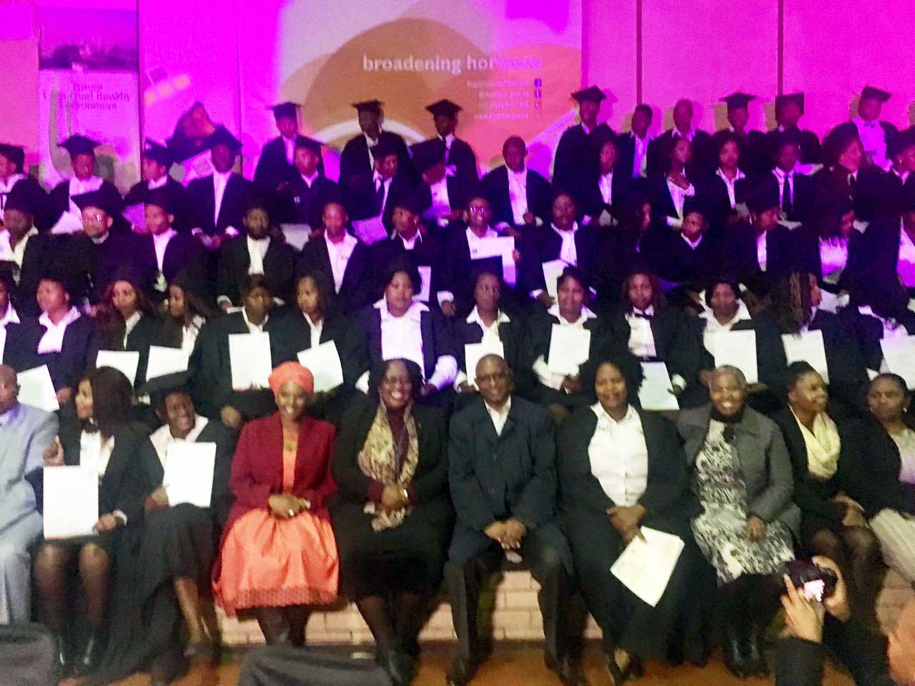 Deputy Minister Thabethe congratulates Tourism Buddies Graduates in the Free State