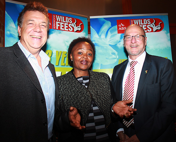 Paul Marais, Vuyo Zitumane, and tourism minister Derek Hanekom