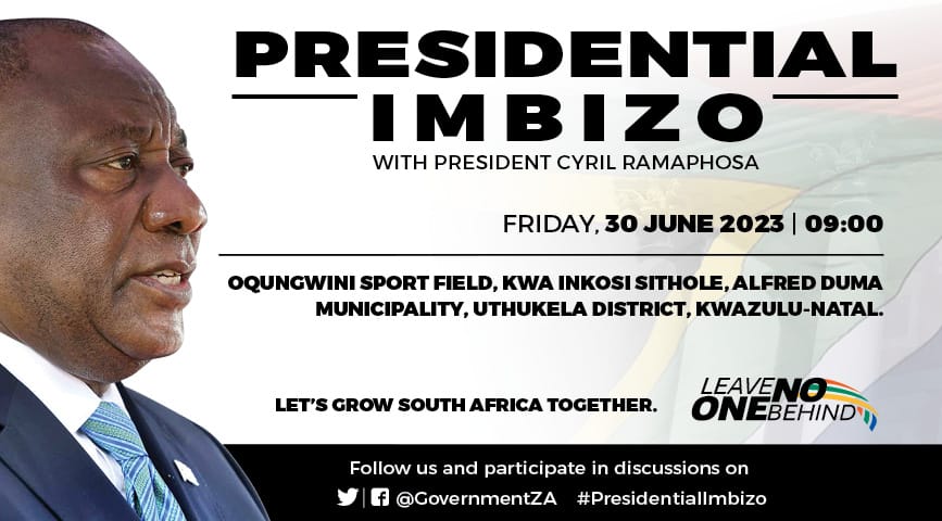 Department of Tourism stakeholder engagement during Presidential Imbizo, Uthukela District, KwaZulu-Natal