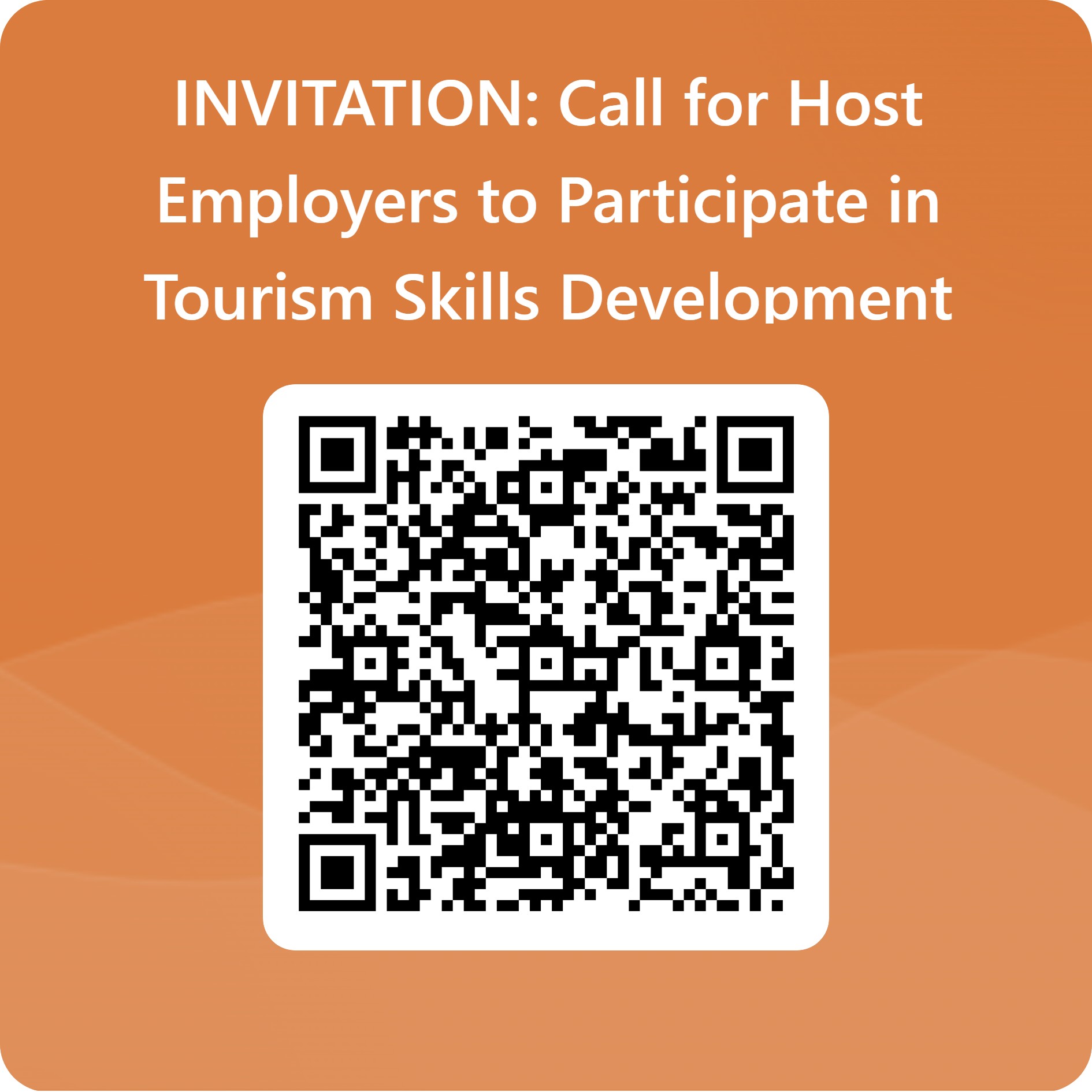 Call for Host Employers to Participate in Tourism Skills Development Programmes