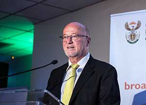 Tourism Minister Derek Hanekom at the Public Lecture held in Bloemfontein