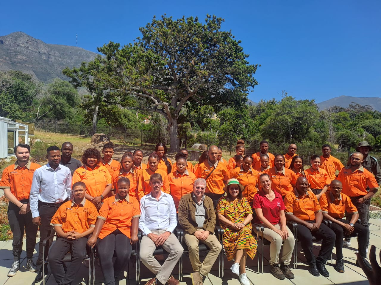 Minister de Lille welcomes tourism monitors for Table Mountain National Park
