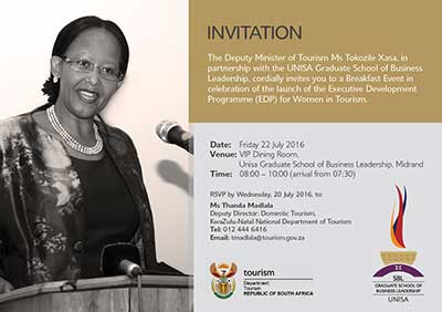 Executive Development Programme for Women Managers in Tourism